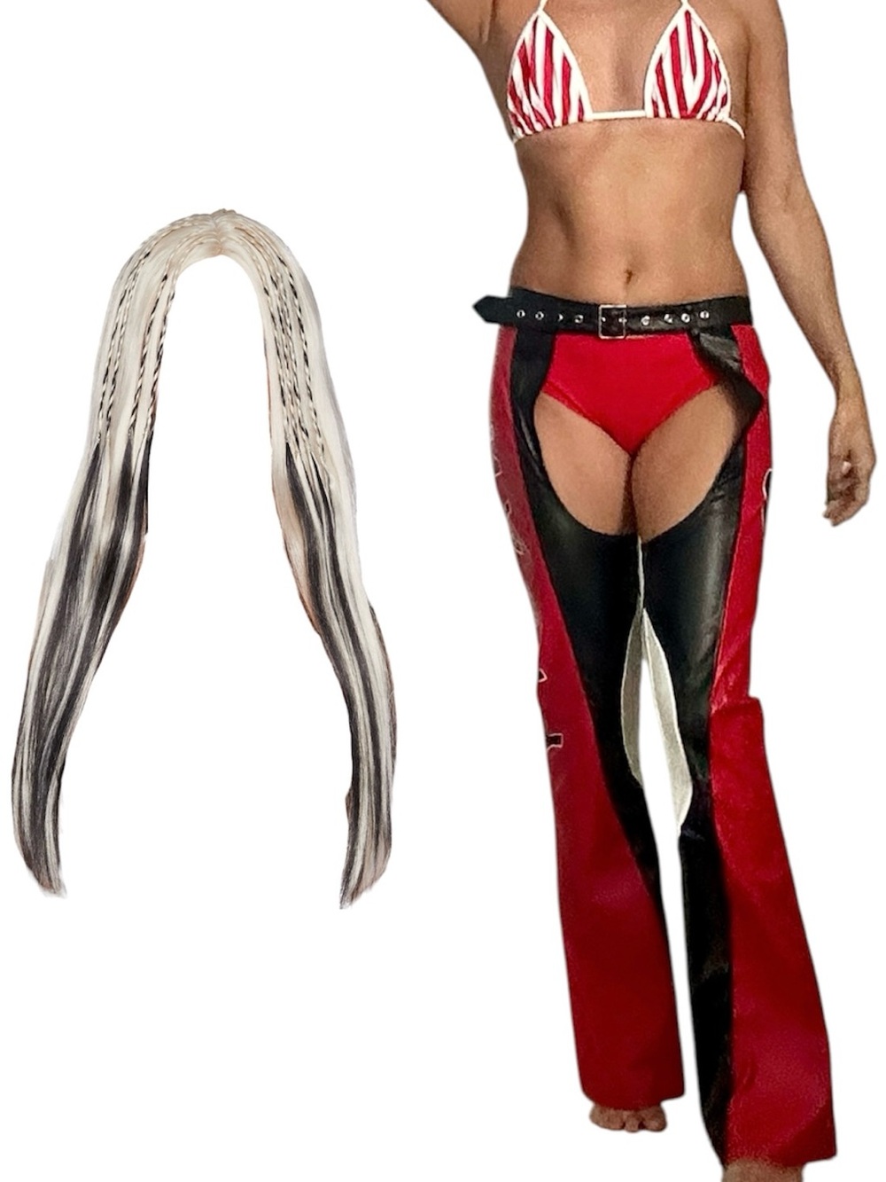 Dolls Kill / Trickz N' Treatz Christina Aguilera Too Nasty Costume Set + Wig